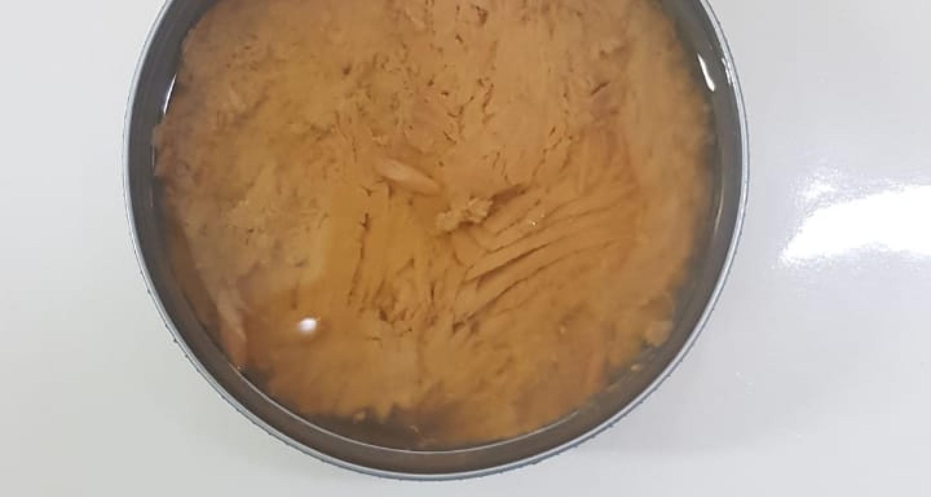 tuna loins - origin Ecuador - tin view