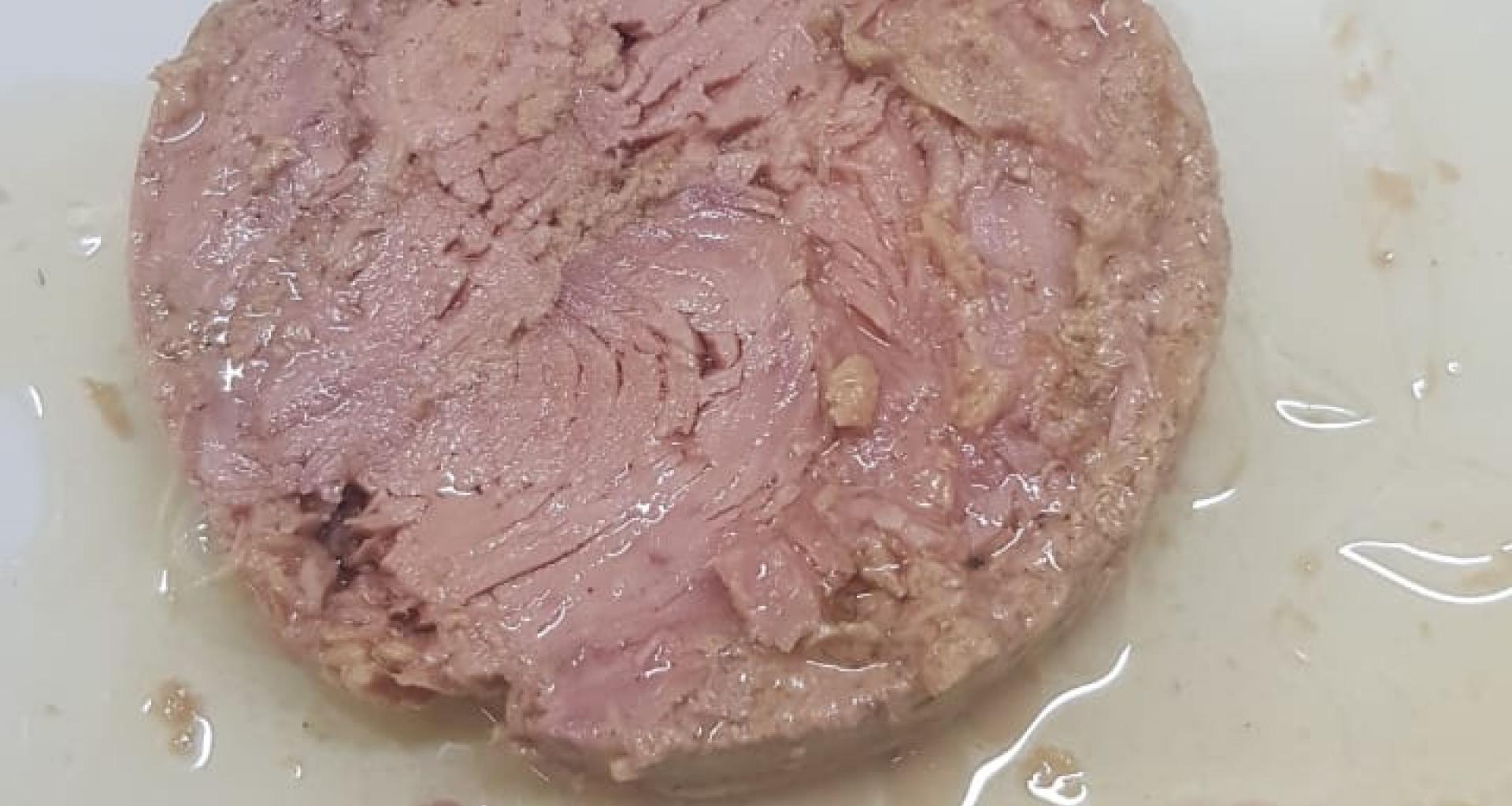 tuna loins - origin Ecuador - dish view